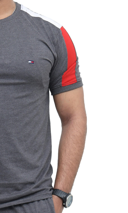 Ultra-Light Summer Tracksuit Set – Breathable Jersey for Men/Women | Charcoal Color