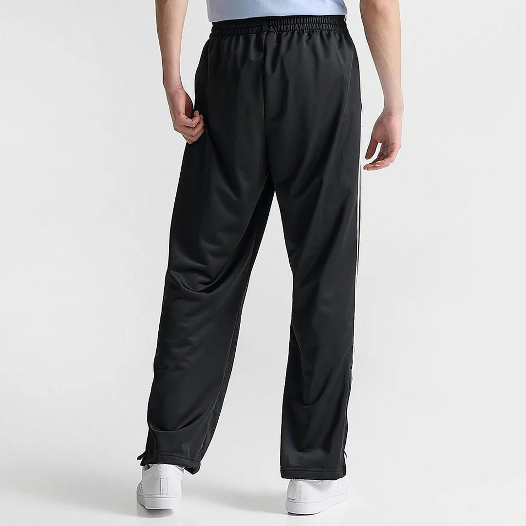 Baggy Style Trouser with Signature Stripes & Ankle Zips Black Color| For Both Men & Women