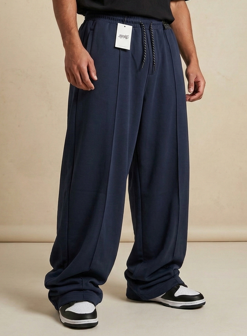 Urban Wideleg Trouser-Navy